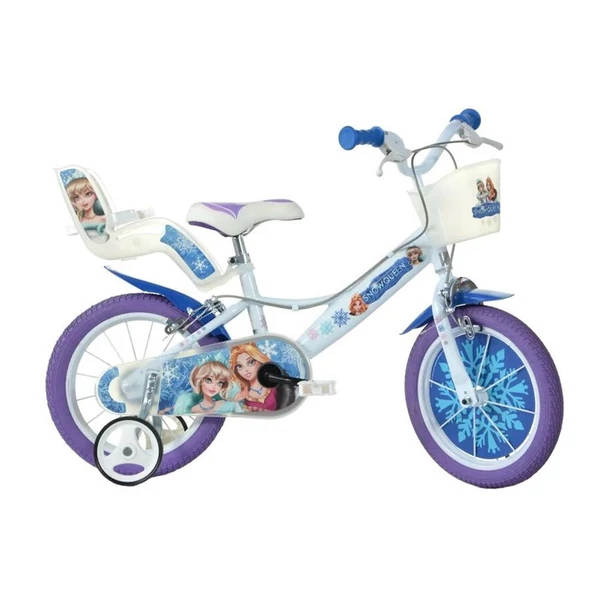 Hókirálynő mintás 14-es méretű bicikli - Dino Bikes kerékpár