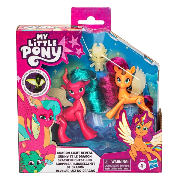 Én kicsi Pónim: Sötétben világító pónik 3db-os szett - Hasbro