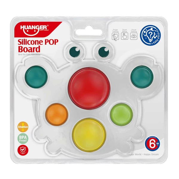 Happy World: Pop it! Nyugtató rákpajti készségfejlesztő bébijáték