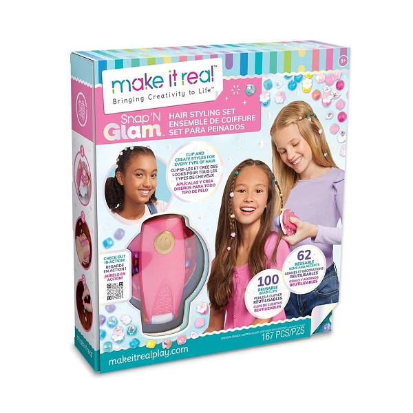Make It Real: Szépség, tündöklő hajgyöngyök kreatív szett