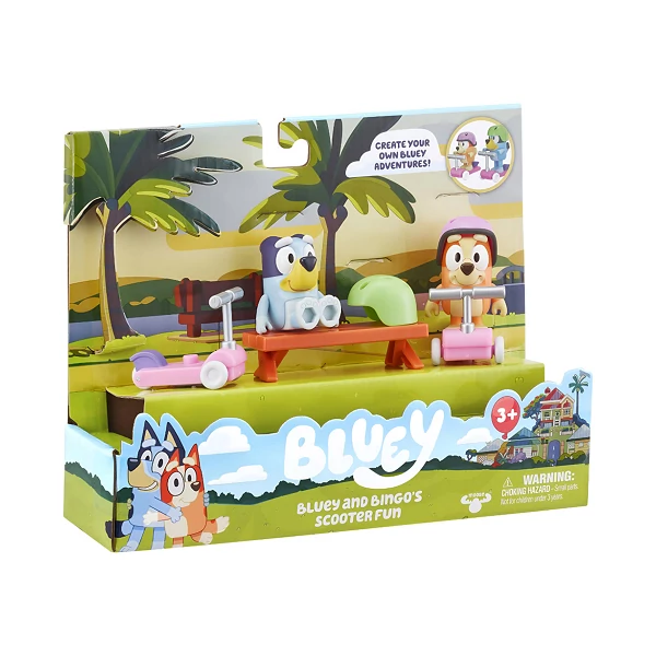 Bluey: Bluey és Bingo roller móka figura szett
