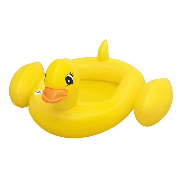 Bestway: Felfújható kacsa bébi csónak hápogó hanggal 102x99cm