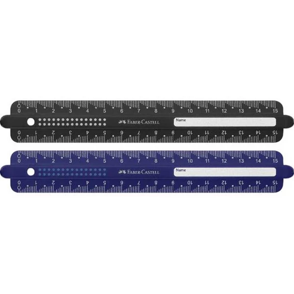 Faber-Castell: Pöttyös flexibilis vonalzó 15cm-es többféle színben