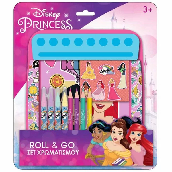 Luna: Roll&Go Disney Hercegnők színező szett
