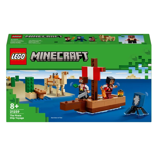 LEGO® Minecraft: A kalózhajós utazás (21259)