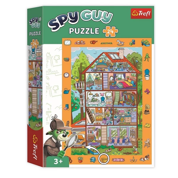 Spy Guy 24db-os puzzle Nyomozás a házban - Trefl