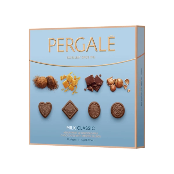 Pergalé töltött tejcsokoládé desszert 114g