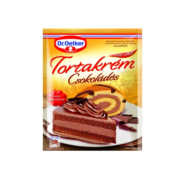 Dr. Oetker csokoládés tortakrém alappor 145 g