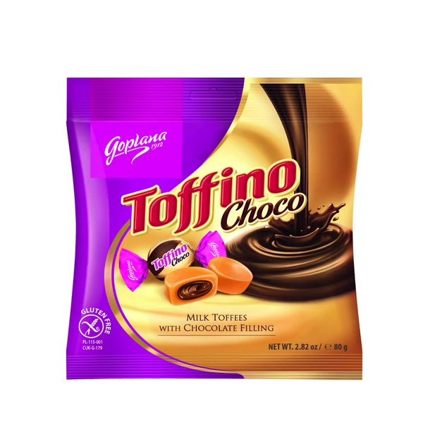 Goplana Toffino Choco karamell, csokis töltelékkel 80 g