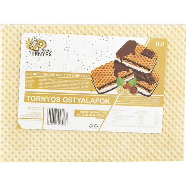 Tornyos ostyalap 200g