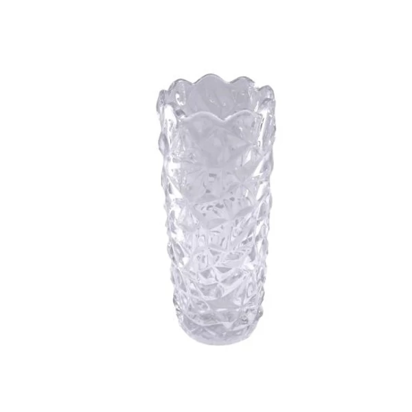 Üveg váza 19,5x8cm 32239
