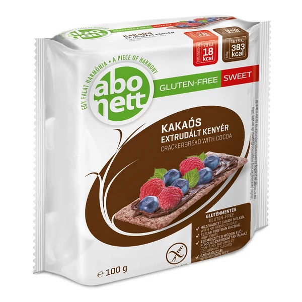 Abonett kakaós extrudált kenyér 100g