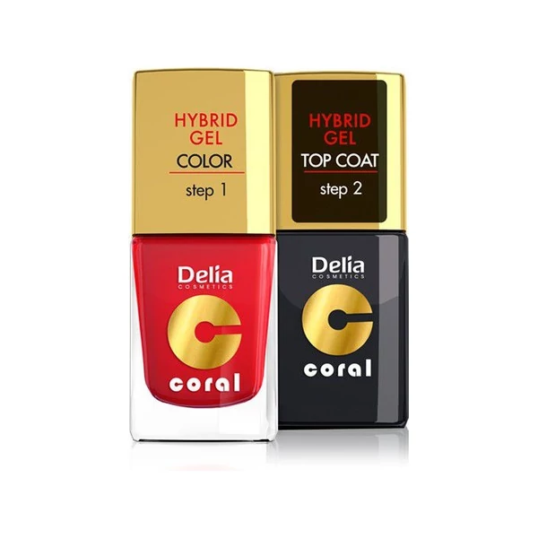 Delia hybrid gel fekete színű körömlakk 11ml 26