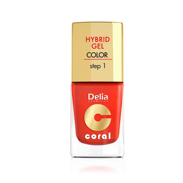 Delia hybrid gel narancs színű körömlakk 11ml 14