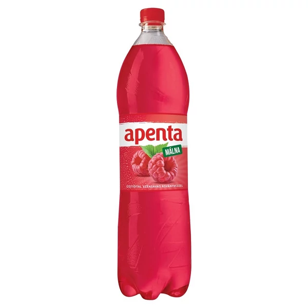 Apenta málna üdítőital szénsavas ásványvízzel 1,5 l - csak egyedi szállítással vagy személyes átvétellel