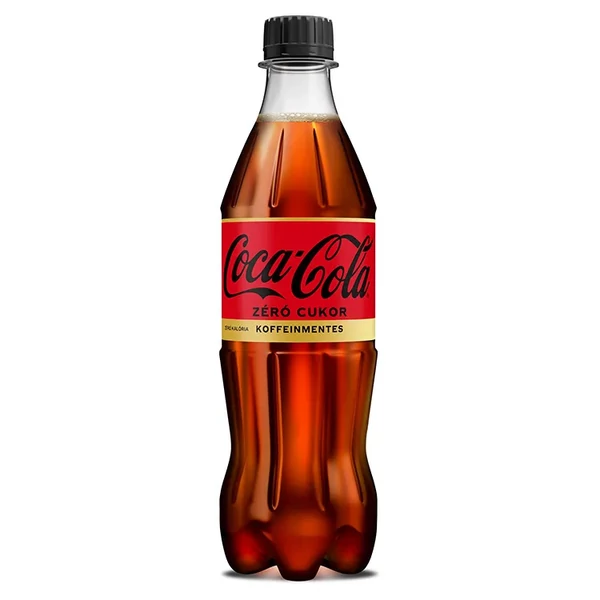 Coca-Cola Zero koffeinmentes, energiamentes szénsavas üdítőital édesítőszerekkel 500 ml