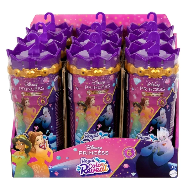 Disney Hercegnők: Royal Reveal Jók és gonoszak meglepetés baba - Mattel