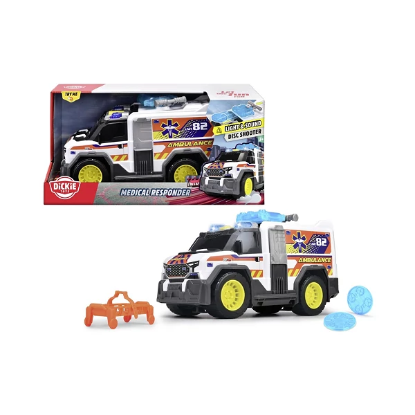 Mentőautó fénnyel és hanggal 30cm - Dickie Toys