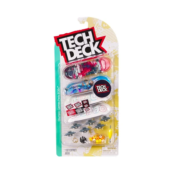 Tech Deck: Olimpiai játékok Párizs 2024 Gustavo fingerboard gördeszka szett - Spin Master