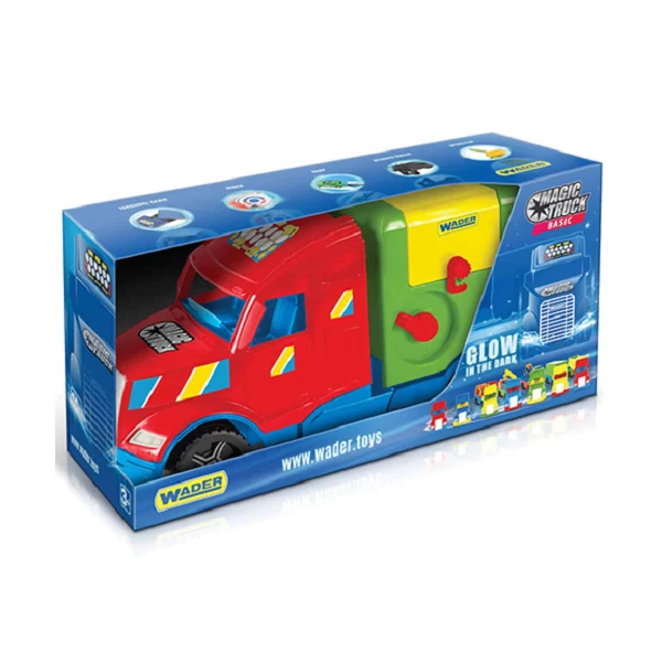 Magic Truck: Kukásautó fluoreszkáló lámpákkal 60cm - Wader