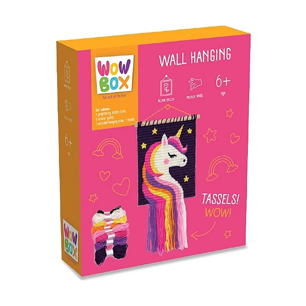 WowBox: Makramé Faldísz - Unikornis