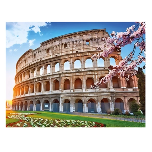 Gyémántszemes kirakó: Róma Colosseum gyémántfestő szett 30x40cm