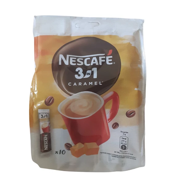 Nescafé caramell 3:1 kávé 10x16g