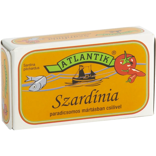 Atlantik Szardinella paradicsomos-chilis 125g