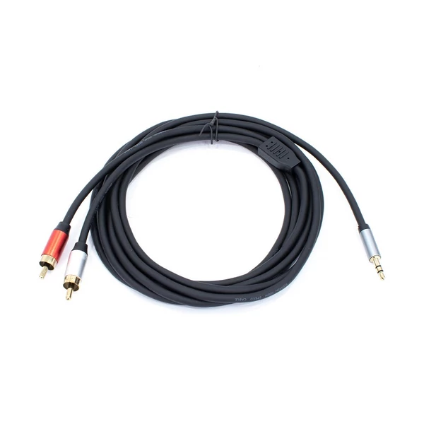 Thunder AU005-30 sztereo jelkábel (3|5 mm Jack - 2x RCA) - (3 m)