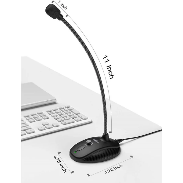 Fifine K054 Asztali gégecsöves számítógép mikrofon [USB]