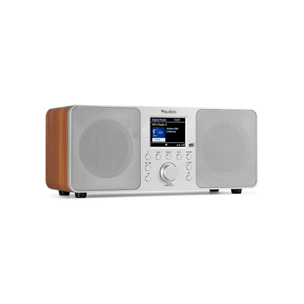 Audizio Genua DAB+ sztereó rádió| ezüst