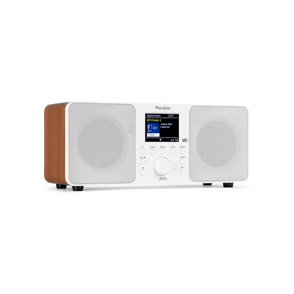 Audizio Genua DAB+ sztereó rádió| fehér