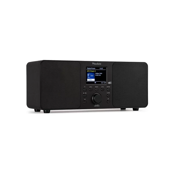 Audizio Genua DAB+ sztereó rádió fekete