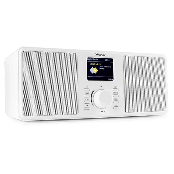 Audizio MONZA| Dab+| FM sztereó rádió bluetoothal (fehér)
