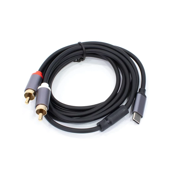 Thunder AU003-15 sztereo jelkábel (USB-C - 2x RCA) - (1|5 m)