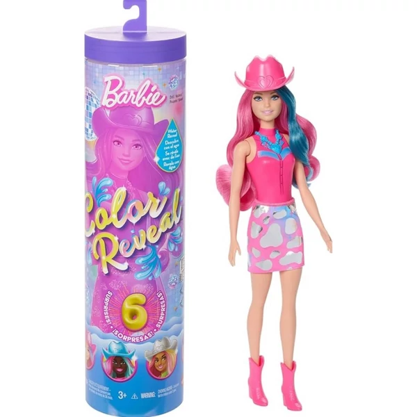 Barbie: Color Reveal meglepetés Disco-Sztár baba szett - Mattel
