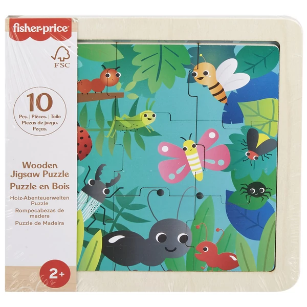Fisher-Price: Erdei rovarok fa kirakós táblácska - Mattel