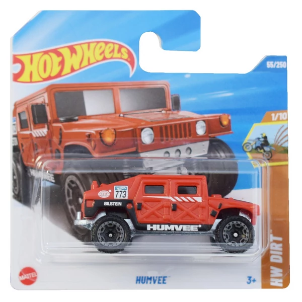 Hot Wheels: Humvee piros kisautó 1/64 - Mattel