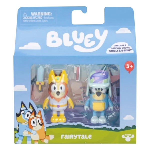 Bluey: Chilli és Bandit Tündérmese 2db-os figura szett