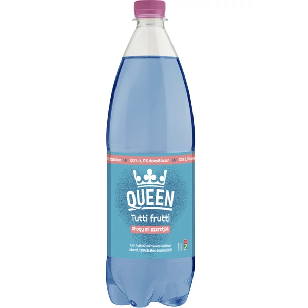 Queen tutti-frutti üdítőital 1L DRS - csak egyedi szállítással vagy személyes átvétellel