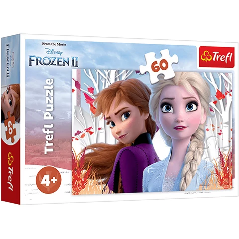 Jégvarázs 2: Anna és Elza varázslatos kalandja 60db-os puzzle - Trefl