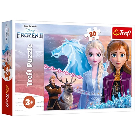Jégvarázs 2: A nővérek bátorsága puzzle 30db-os - Trefl