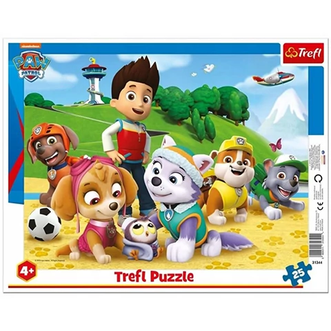 Mancs őrjárat Nyomon 25 db-os keretes puzzle - Trefl
