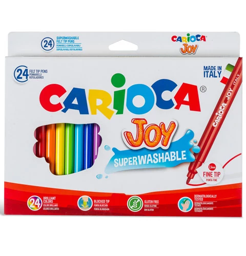Lemosható filctollszett 24db - Carioca