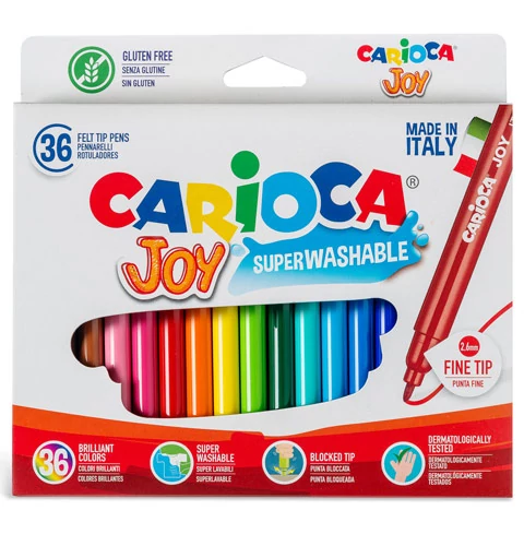 Lemosható filctollszett 36db - Carioca