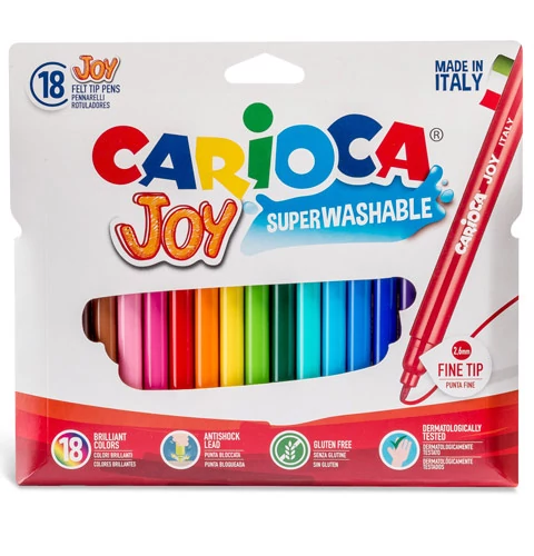 Vékony filctollszett 18db - Carioca