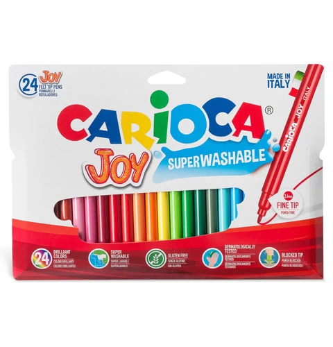 Vékony filctollszett 24db - Carioca