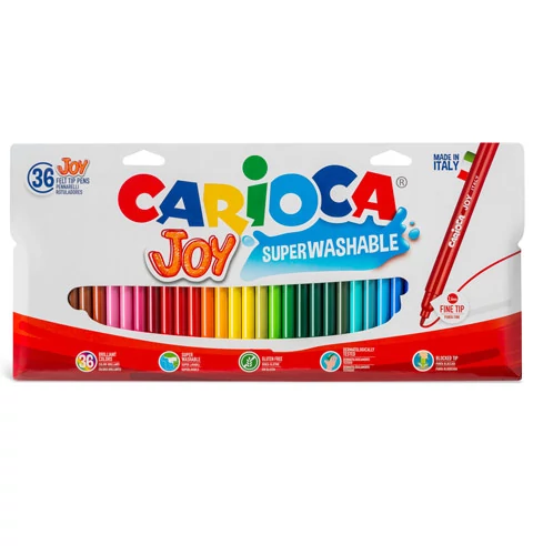 Vékony filctollszett 36db - Carioca