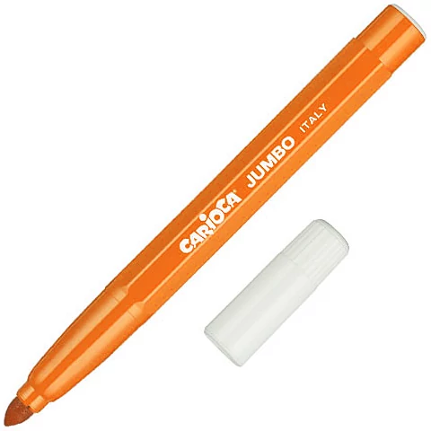 Carioca: Lemosható Jumbo filctoll narancssárga színben 1db