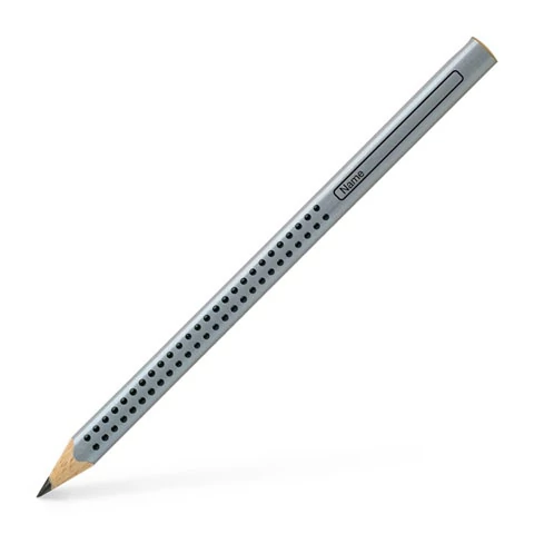 Jumbo Grip grafit ceruza B ezüst - Faber-Castell